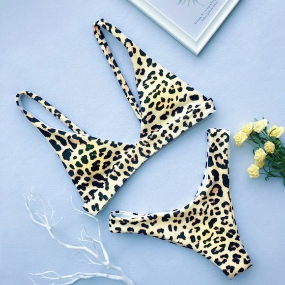 Leopard Print Bikini - Picture 1 of 4